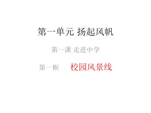 七年级政治走进中学2-P