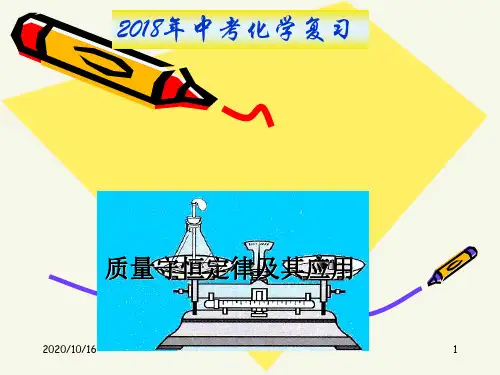 质量守恒定律专题复习-PPT教学课件
