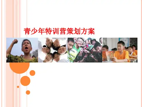 青少年特训营策划方案