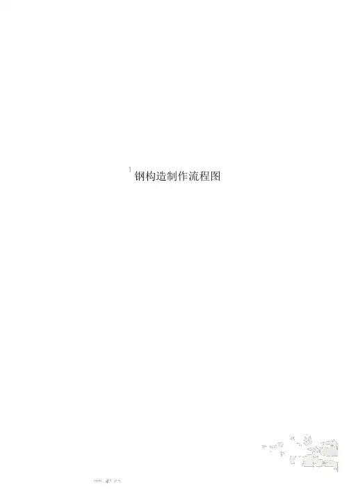 钢结构制作流程图