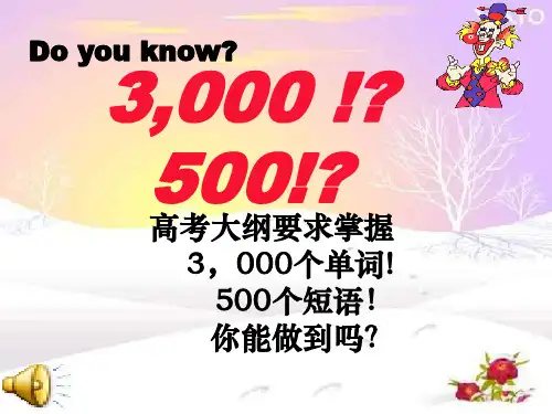 人教版高中英语必修四 Unit 5 Theme parks  构词法 课件