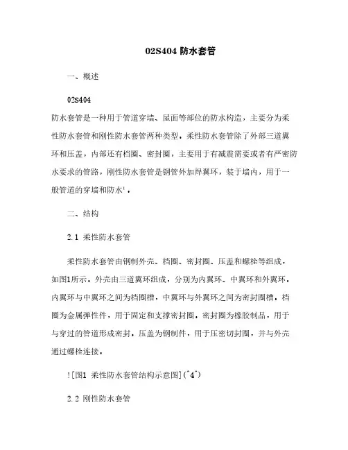 02S404 防水套管