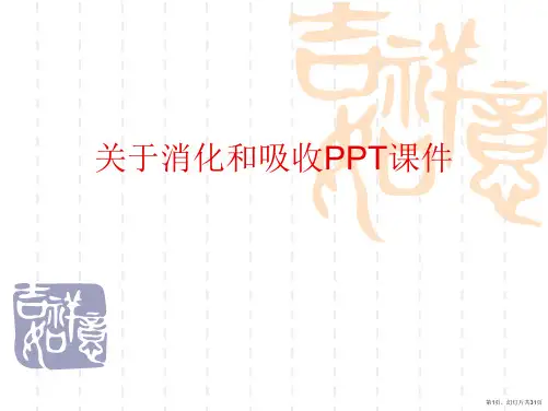 消化和吸收PPT课件课件