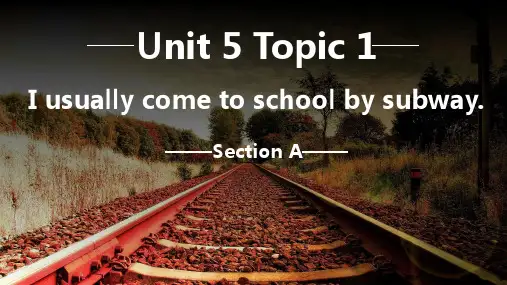 仁爱英语七年级下Unit 5 Topic 1 Section A课件(共21张PPT)