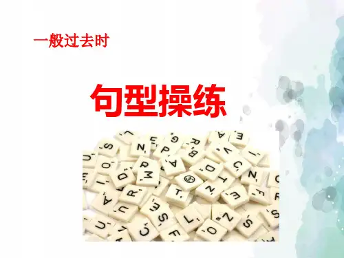 北京版-英语-六年级上册-Unit 1 what did you do this summer句型操练---The simple past tense 课件
