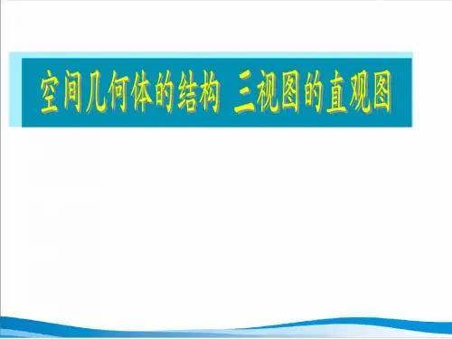 高三文科数学(立体几何).