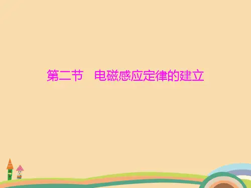 高二物理电磁感应定律的建立PPT教学课件