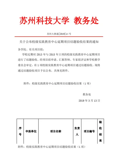 苏州科技大学教务处