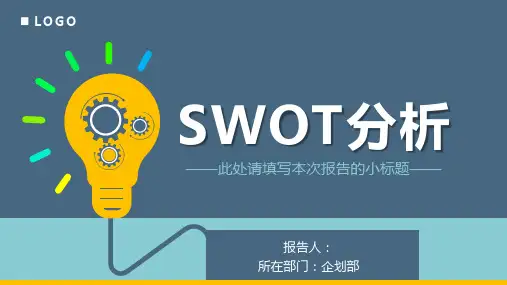 SWOT分析培训学习课件