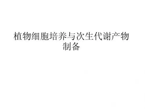 植物细胞培养