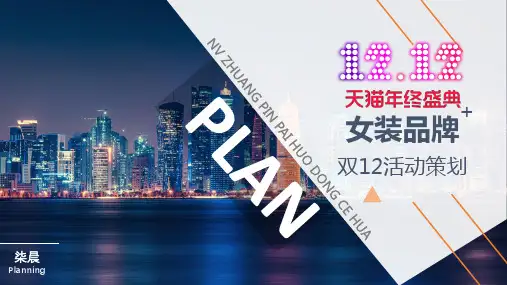 双12活动策划PPT模板