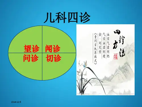 儿科四诊PPT课件