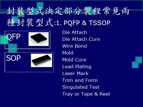 半导体制造流程和生产工艺流程封装