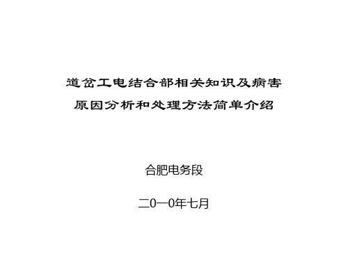 道岔工电结合部相关知识及病害处理介绍ppt课件