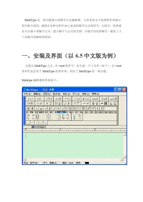 公式自动编号和引用
