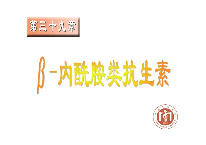 β-内酰胺类抗生素汇总