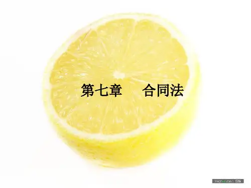 2020年第七章 合同法46663参照模板