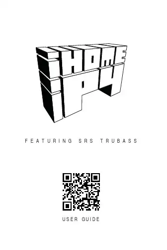 iHome iP4 Boombox 用户指南说明书