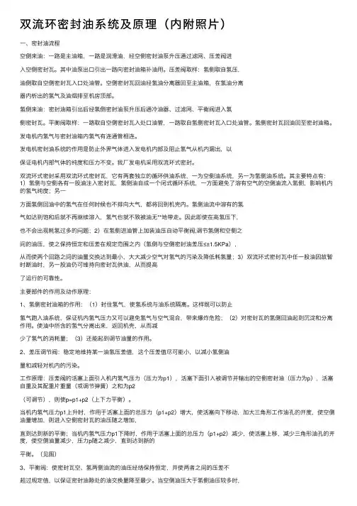 双流环密封油系统及原理（内附照片）