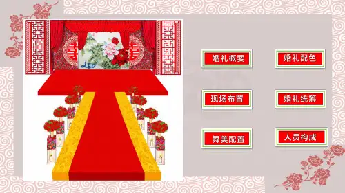 中国风婚礼完整策划版知识讲解