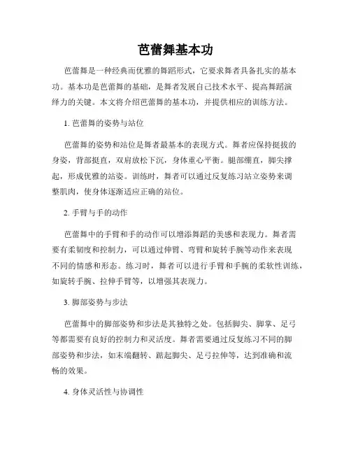 芭蕾舞基本功