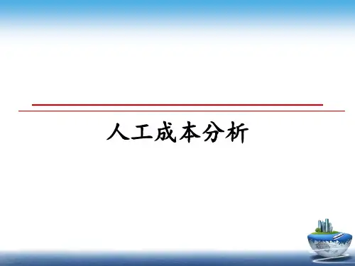 【精编】人工成本分析PPT课件