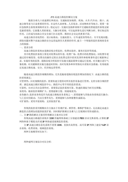 iVS高速公路监控解决方案
