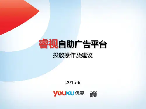 优酷土豆睿视DSP广告最新操作手册