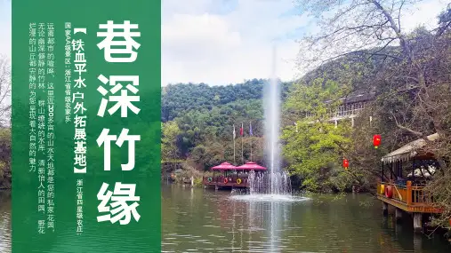 浙江铁血巷深竹缘基地