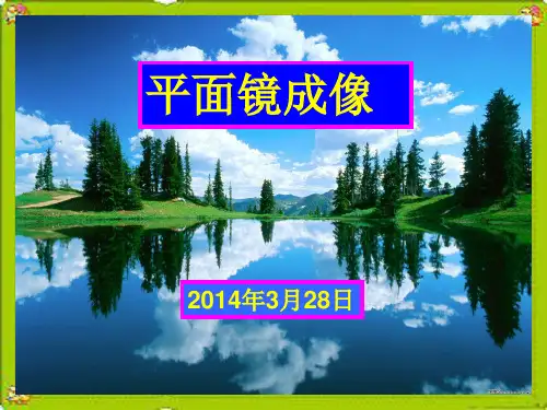 物理九年级全一册复习(《光现象与透镜》中考复习专题平面镜成像)人教课标版