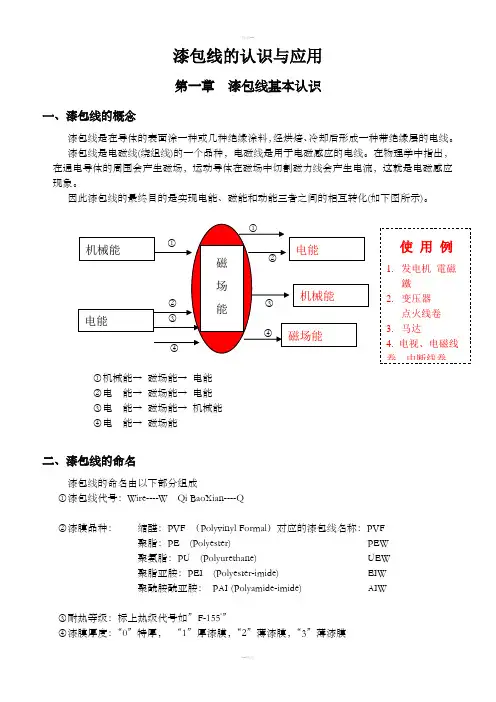 漆包线认识与应用