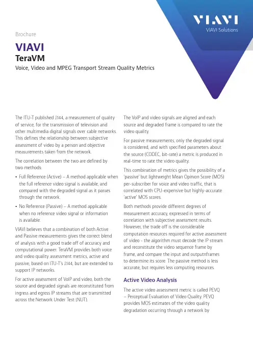 VIAVI Solutions TeraVM 产品说明书