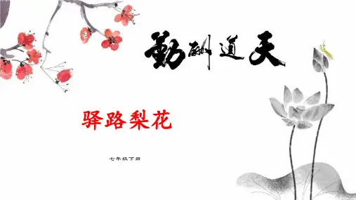 第15课《驿路梨花》课件(共31张PPT)