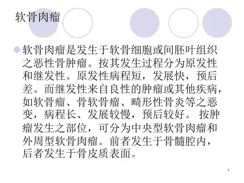 软骨肉瘤PPT课件
