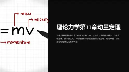 理论力学第11章动量定理