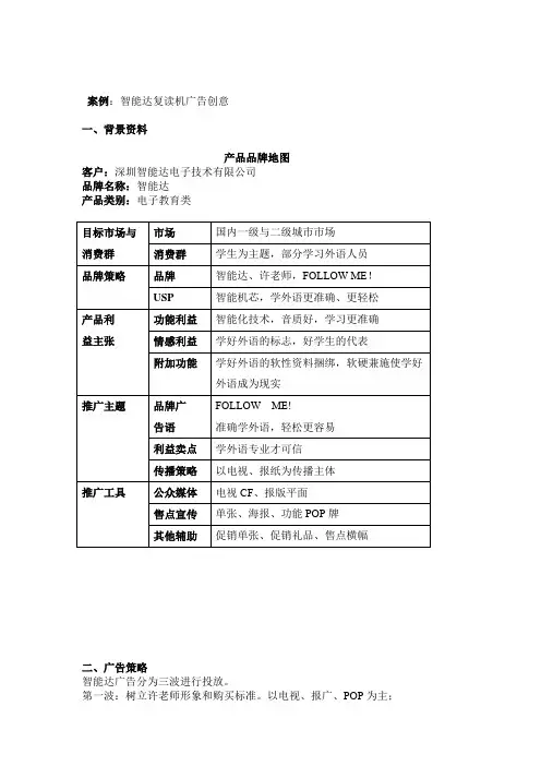 智达复读机广告创意方案