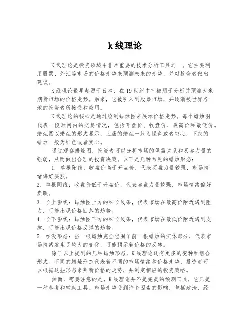 k线理论 