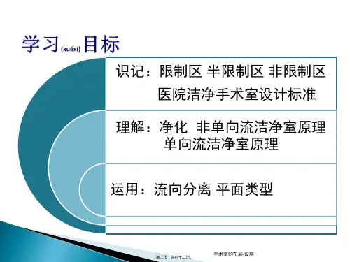 手术室的布局设施课件