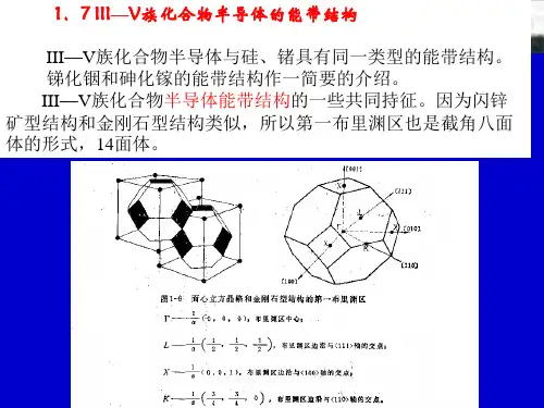 III—V族化合物半导体的能带结构