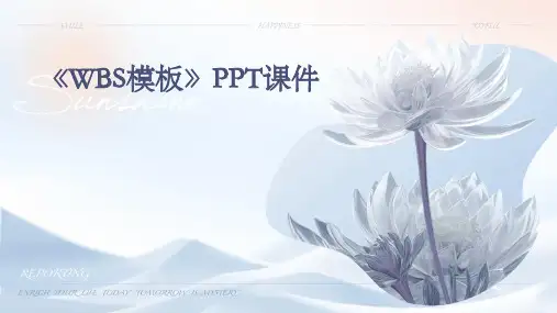 《WBS模板wbs模板》课件
