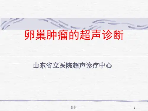 全版卵巢肿瘤的超声诊断nx.ppt