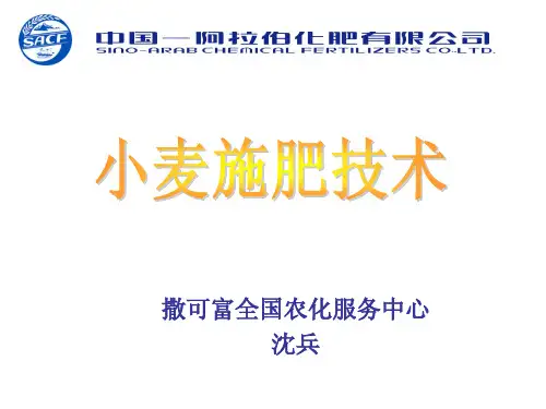 小麦施肥技术
