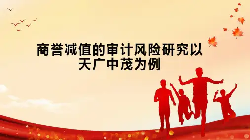 商誉减值的审计风险研究以天广中茂为例