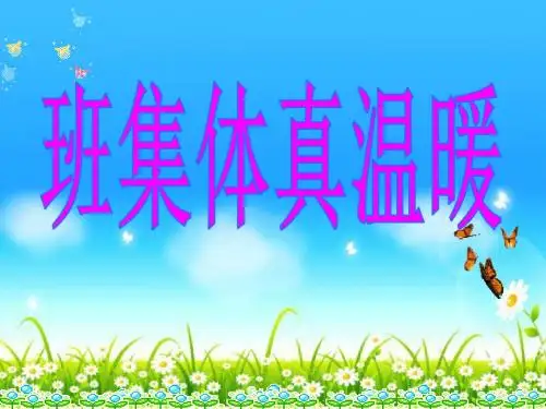 北师大版品生二下《班集体真温暖》课件