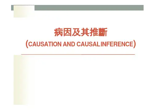 病因及其推断课件