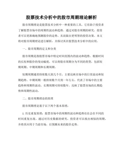 股票技术分析中的股市周期理论解析