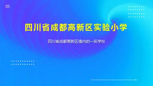 四川省成都高新区实验小学