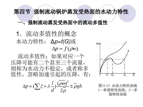 第四节 强制流动锅炉蒸发受热面的