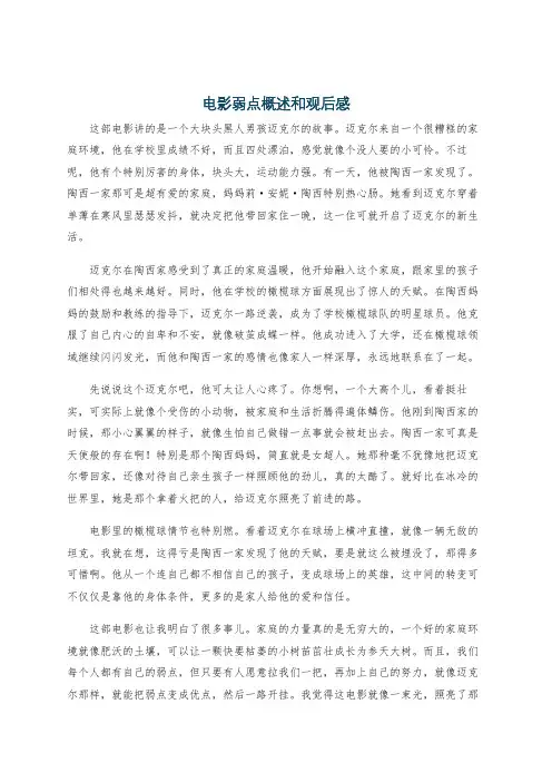 电影弱点概述和观后感
