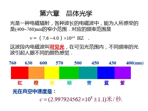 第六章晶体光学